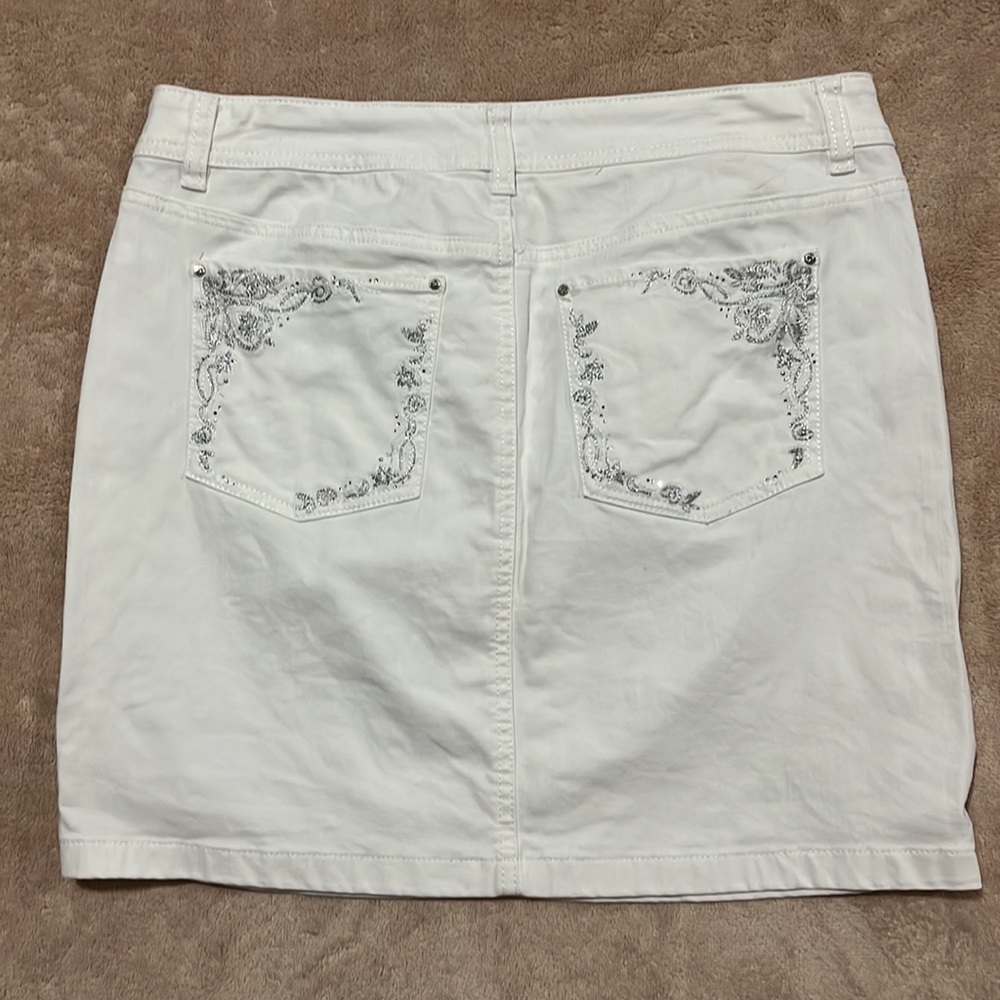 WHBM Denim Mini Skirt size 8